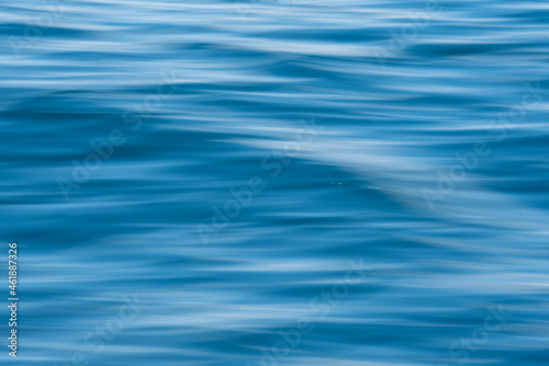 Soft hazy light blue ocean ripples