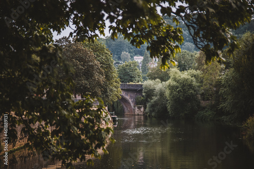 The River Avon in Bath  England