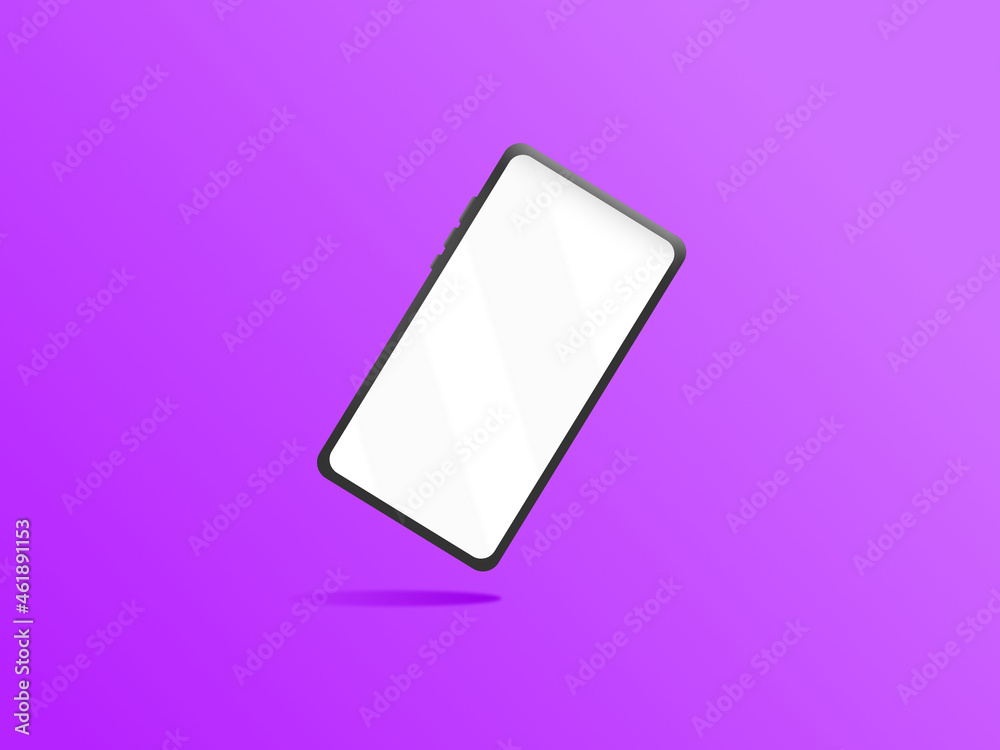 Concept objects travel. Smartphone is at on the purple background. Illustration 3D for content equipment communication, phone applications, internet social media, object phone Concept objects travel. Smartphone is at on the purple background. Illustration 3D for content equipment communication, phone applications, internet social media, object phone