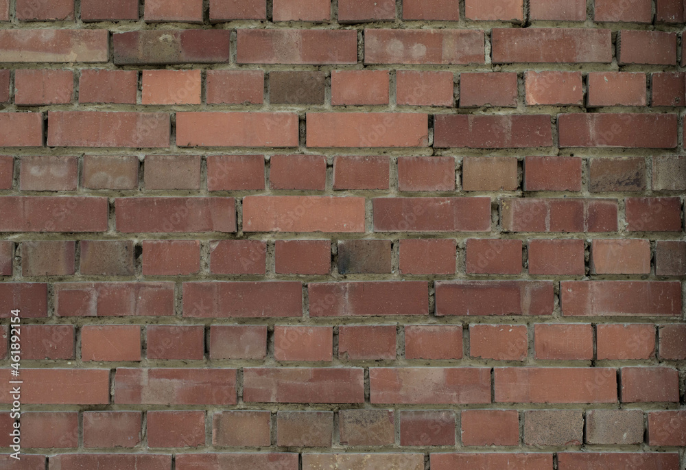 old rustic red colored brick wall old rustic red colored brick wall
