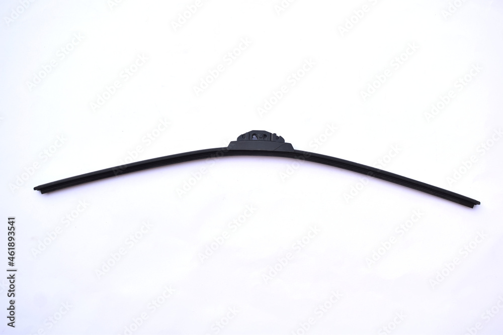 Car wiper on a white background. Car wiper on a white background.