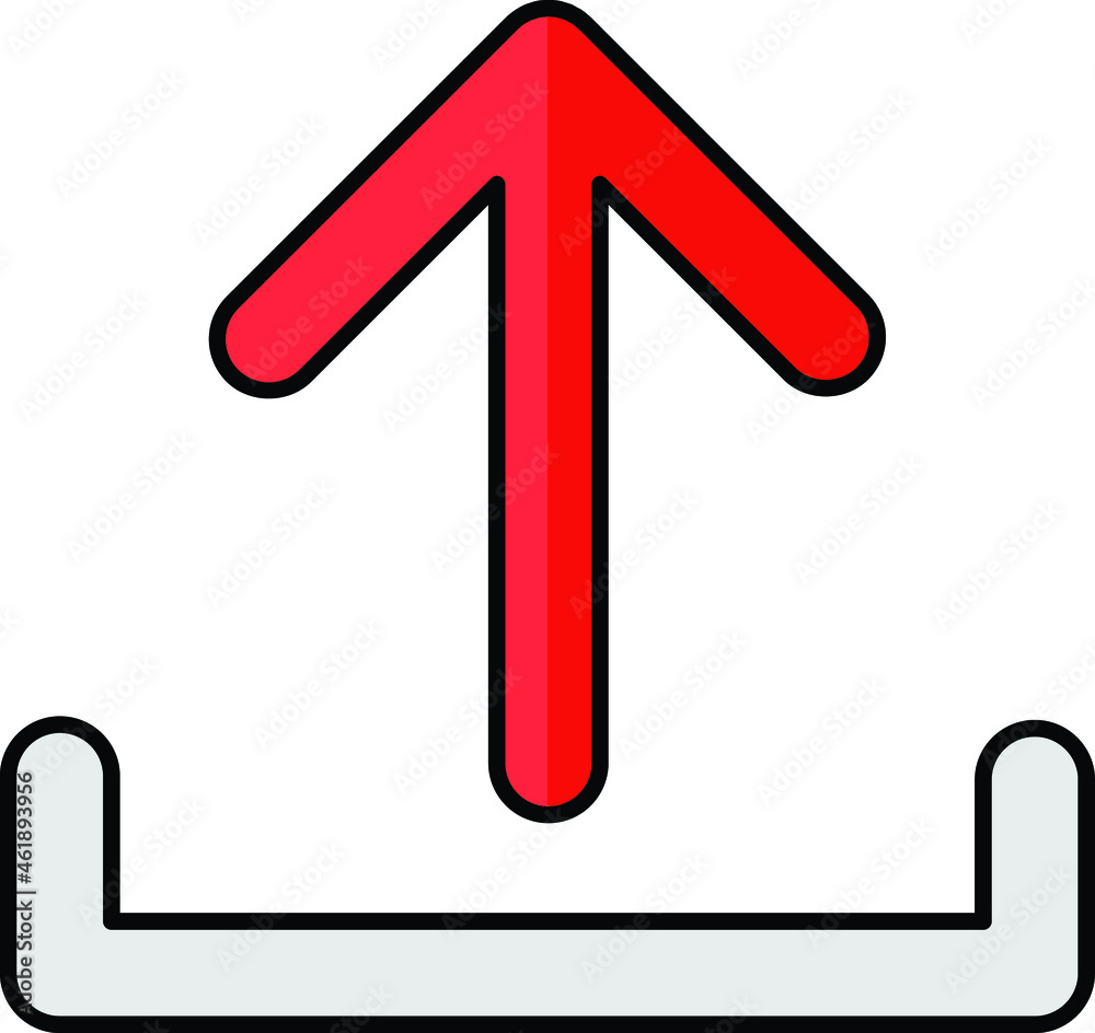Upload Vector icon that can easily modify or edit Upload Vector icon that can easily modify or edit