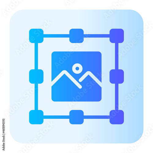 graphic design gradient icon