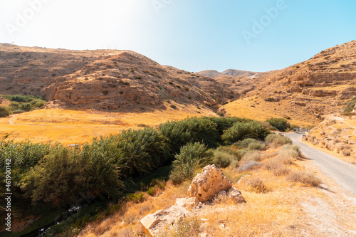 The stream channel of Nahal al-Fuer, near the Dead Sea - Israel