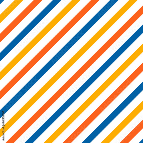 Seamless pattern with colorful oblique stripes. Cute and childish design for fabric, textile, wallpaper, bedding, swaddles, toys or gender-neutral apparel. 