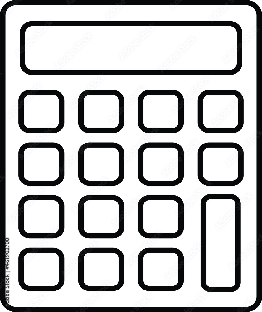 Calculator Vector icon that can easily modify or edit
Calculator Vector icon that can easily modify or edit