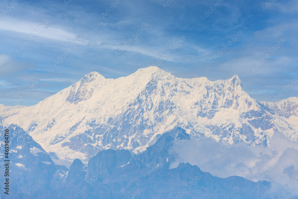 Himalaya from Lava, West Bengal, India