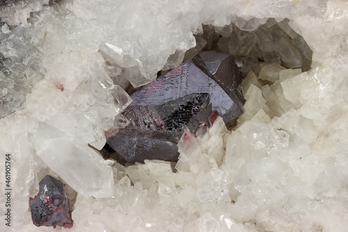 Cuadro en lienzo cinnabar crystal in matrix from Hunan, China