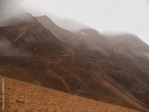 mountain chacaltaya bolivia photo