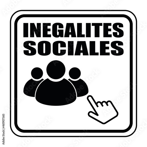 Logo inégalités sociales.