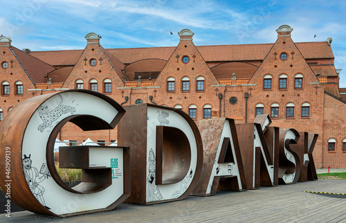 die Altstadt und andere Sehenswürdigkeiten in Danzig Polen photo