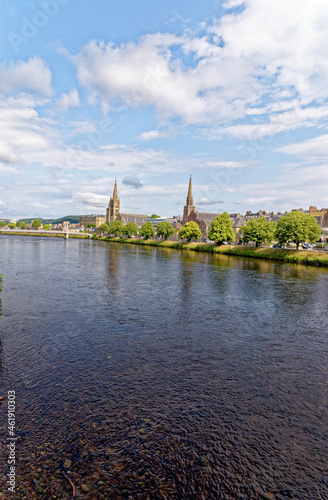 Free North Church by the river Ness in Inverness - Scotland
