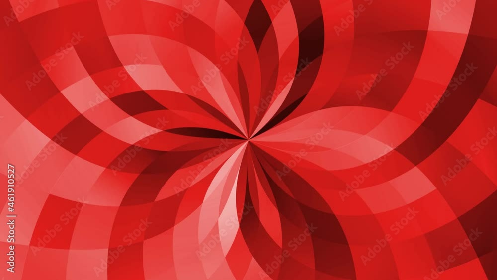 red color shape twisted background animated
