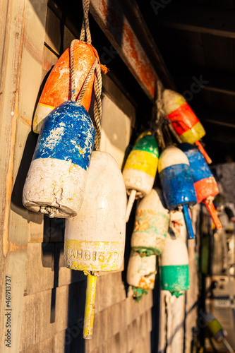 Maine lobster buoys 2