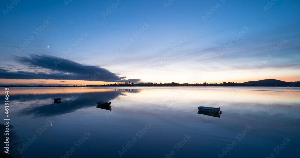 Mount Maunganui Main Beach wide angle sunrise