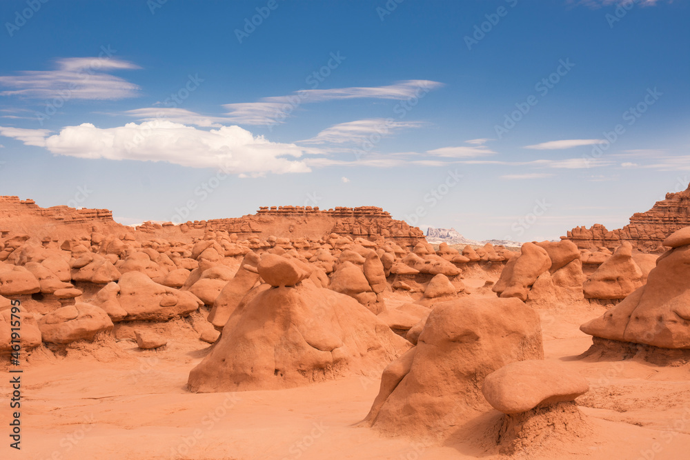 landscape on the Goblin state park in the united states of america