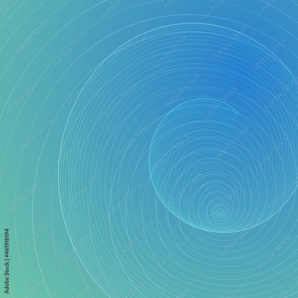 background with an abstract, linear element circle