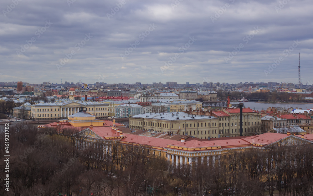 View of St. Petersburg to St. Isaac's Cathedral