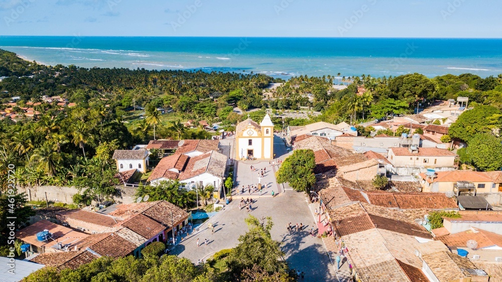 Church of Arraial D'ajuda - Historic Center of Arraial D'ajuda, Porto Seguro, Bahia