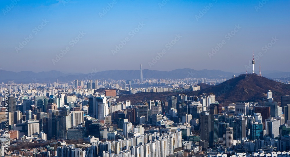 서울, seoul, city view 