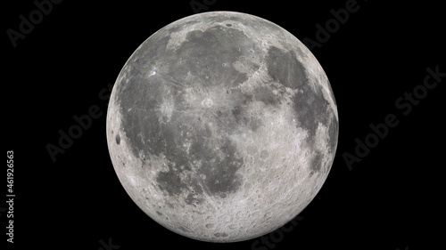 Realistic and Detailed Full Moon
