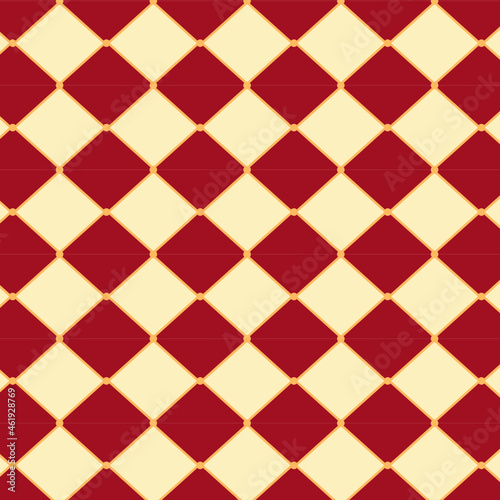 Red harlequin seamless pattern