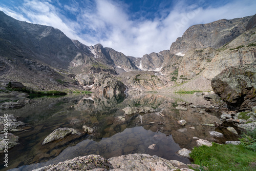 Sky Pond in Rocky Mountain National Park Colorado
