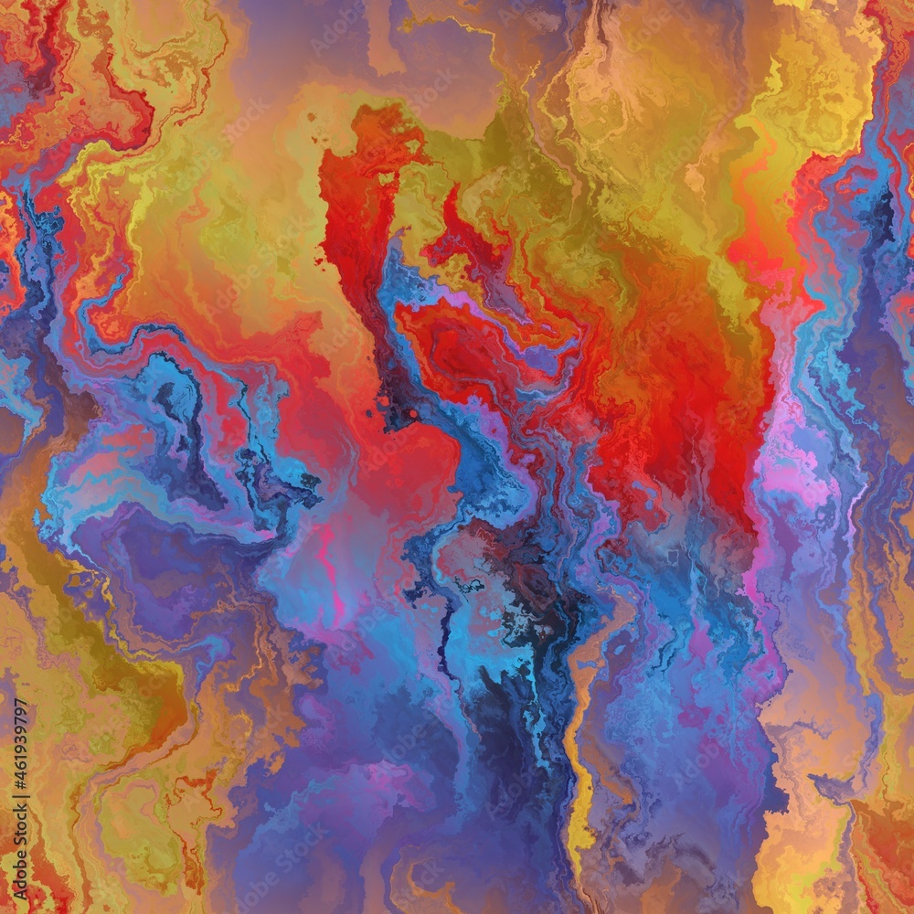 Seamless colorful paint splash background texture