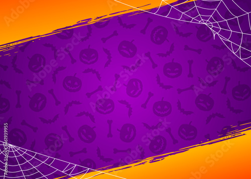 halloween background with abstract theme