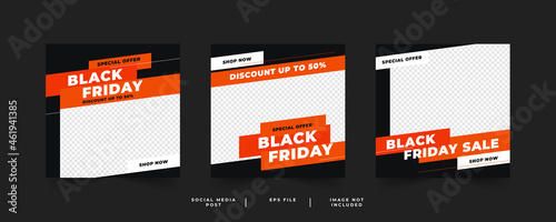 black friday social media post