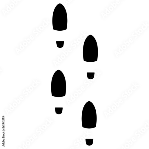 Vector of Woman's footprints, editable file for all of your graphic needs.