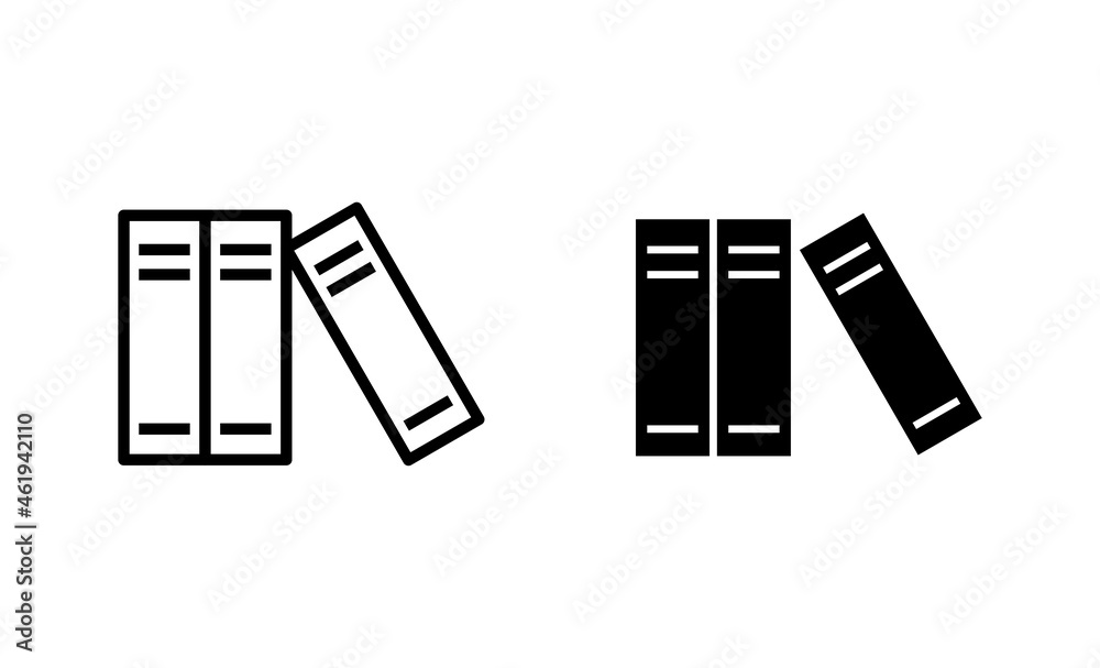 Library icons set. education sign and symbol Library icons set. education sign and symbol