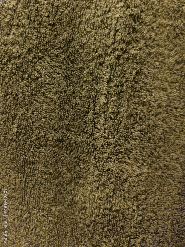 Greenish yellow cloth fibre towel texture, darker patches towards the centre, olive green with depth Greenish yellow cloth fibre towel texture, darker patches towards the centre, olive green with depth