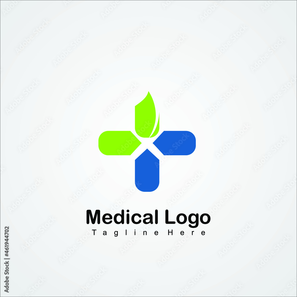 Health Care Vector Logo Template. Medical health-care logo design template.