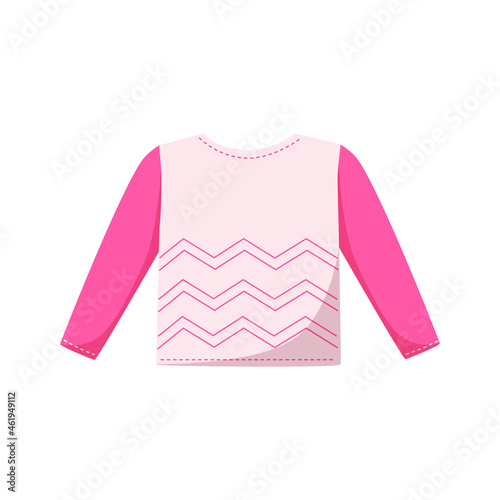 Jumper, sweater Vector Illustration isolated background. Clothing collection icon, promotion, sale, disposal of clothing