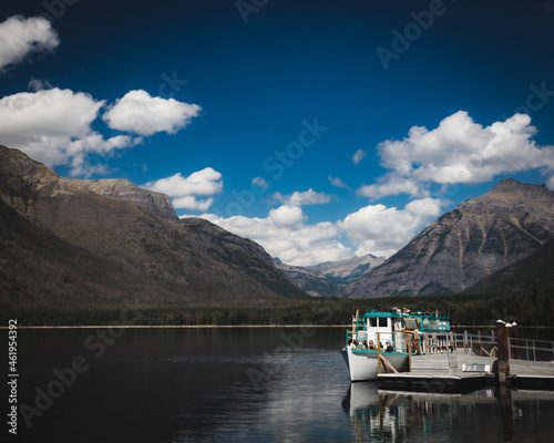 boats on the lake