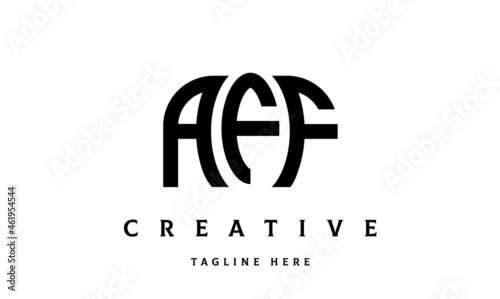 AFF creative taj three latter logo vector