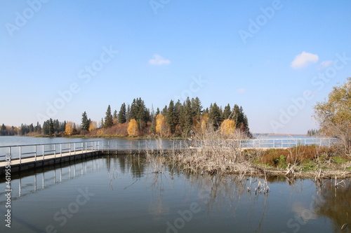 Calm Boardwalk, Elk Island National Park, Alberta