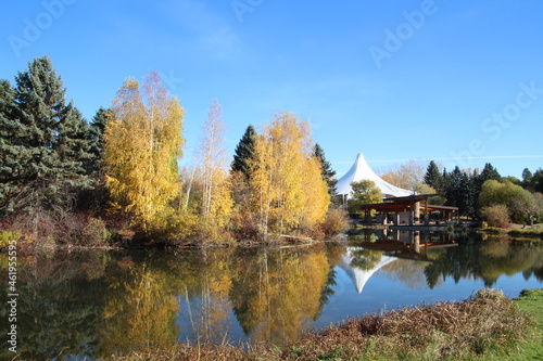October Reflections On The Water, William Hawrelak Park, Edmonton, Alberta