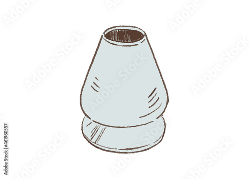茶道具であるくせ直しの入れ物のイラスト