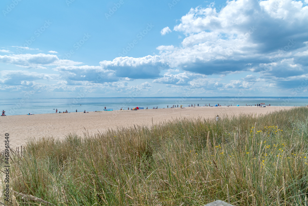 Summer view on beach on Hel Cypel on Baltic sea. Summer view on beach on Hel Cypel on Baltic sea.
