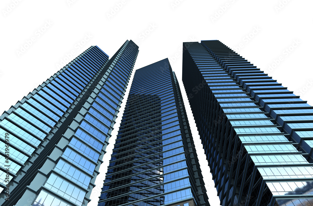 high rise building exterior