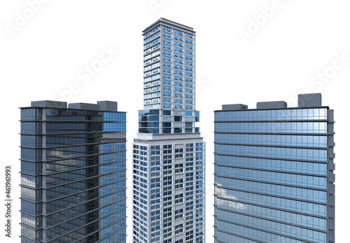 high rise building exterior