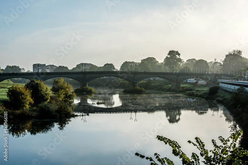 Landscape of the city of Dax in the south west of France