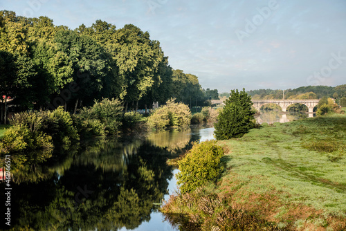 Landscape of the city of Dax in the south west of France photo