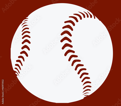 baseball icon isolated on background