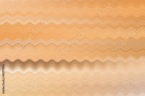 Soft pastel beige and orange horizontal abstract waves