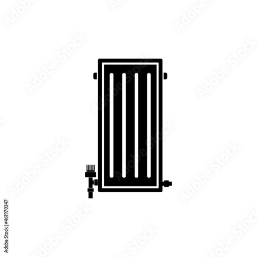 Radiator icon isolated on white background