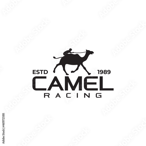 Camel race championship logo design