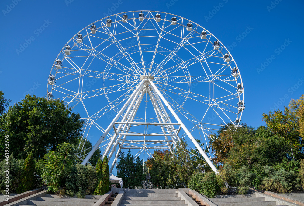 Ferris wheel close-up. Rostov on Don, Russia Ferris wheel close-up. Rostov on Don, Russia